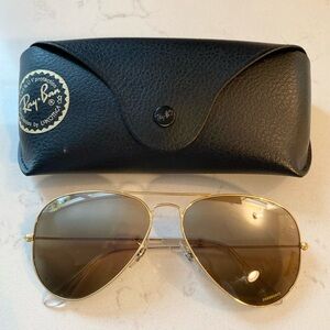 Ray Ban Chromance Aviator Sunglasses
